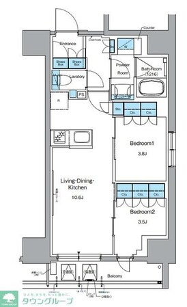 ルフォンプログレ上野御徒町の物件間取画像